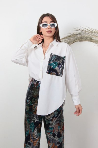 CEPLİ UZUN KOL GÖMLEK